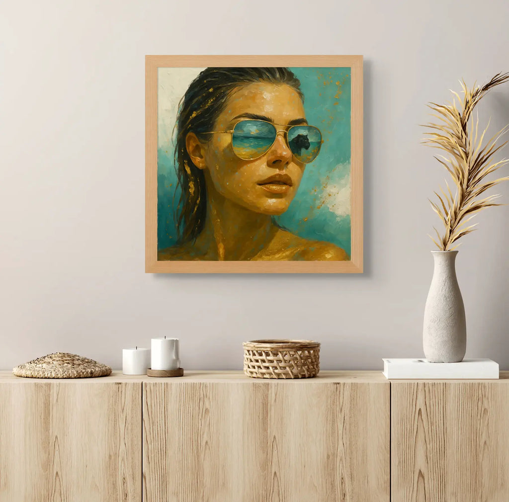 Luxury Fine Art Print - Reflections of the Serene Coast