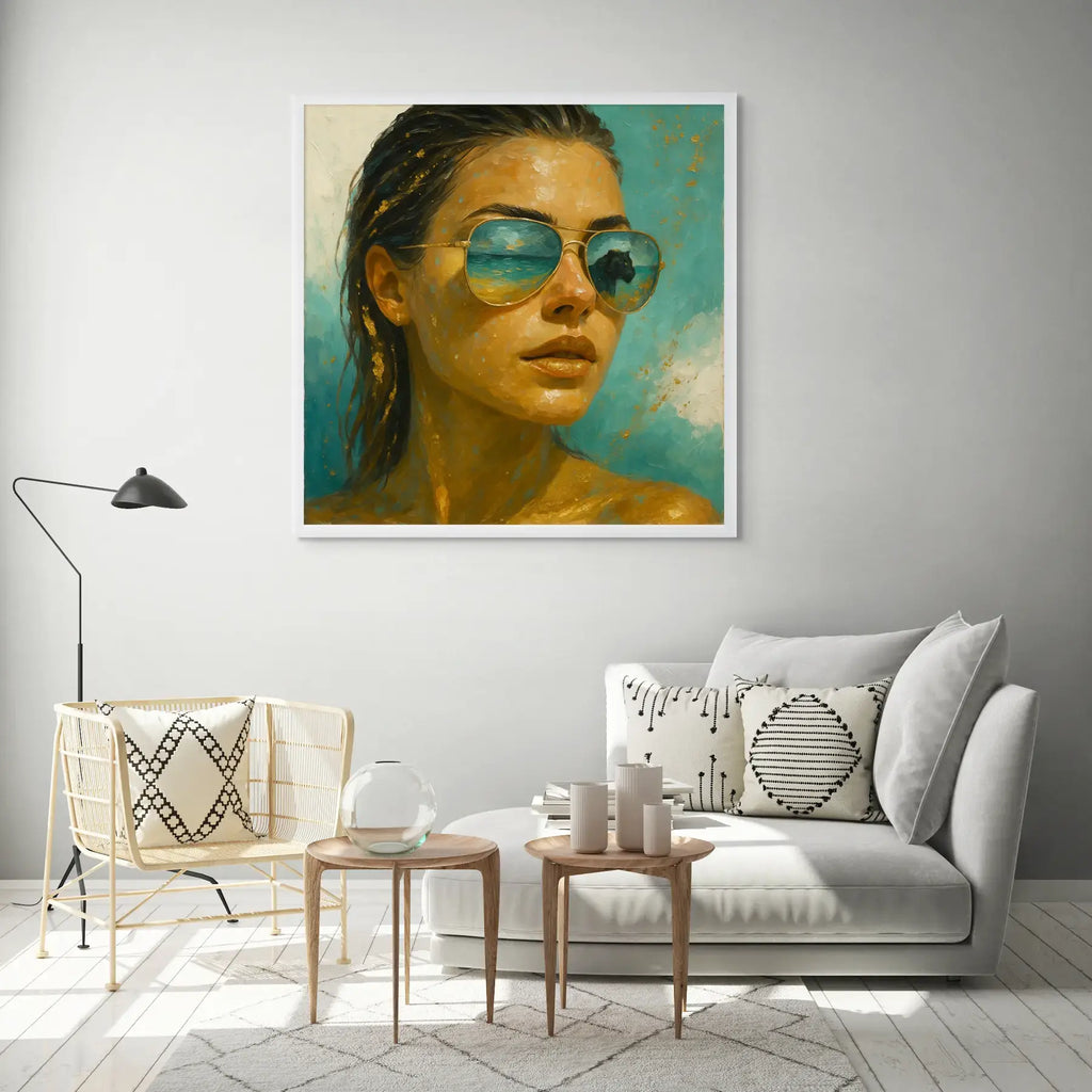 Luxury Fine Art Print - Reflections of the Serene Coast